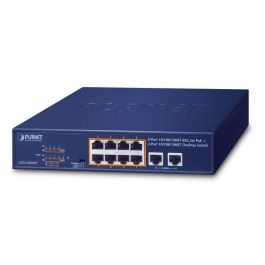 Planet Switch 8 puertos PoE Gigabit 10/100/1000T 802.3at + 2 RJ45 10/100/1000T 120W Precio: 130.9499994. SKU: B1BH3YY3JK