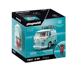Playmobil Furgoneta Volkswagen T1 Camper de Juguete con Figura - Para Niños y Niñas a partir de 3 Años