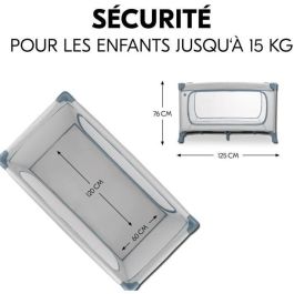 Hauck HAU1731647197993 Cuna de viaje Dream N Play Plus 60 x 120 cm. Desde el nacimiento, plegable, Menta polvorienta