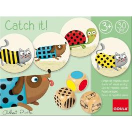 Goula Juego de Rapidez Visual Cath It! para Niños a Partir de 3 Años, Contiene 30 Piezas de Madera (27 Fichas y 3 Dados) Precio: 11.96448. SKU: B1H7AQGVH4