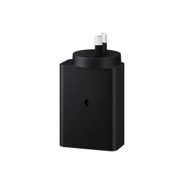 Samsung EP-T6530NBEGEU Cargador de Pared 65W Triple Puerto para Carga Rápida con 2x USB-C y 1x USB-A Negro
