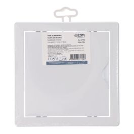 Edm Tapa de Registro Cuadrada Empotrable ABS Blanca 15x15cm
