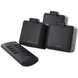 CHACON Set 3 mini enchufes exteriores On / Off - 3000W - FR + Mando a distancia CHACON Set 3 mini enchufes exteriores On / Off - 3000W - FR + Mando a distancia
