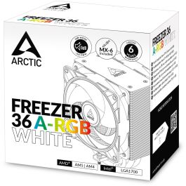 ARCTIC Freezer 36 A-RGB Blanco | ACFRE00125A | Refrigerador CPU | Ventilador 12cm PWM | Intel LGA1851/1700, AMD AM4/AM5