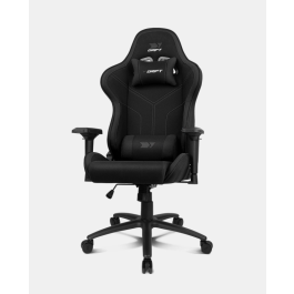 DRIFT Silla para Videojuegos DR110BK, Asiento Acolchado Ergonómico, Transpirable, Respaldo Ajustable hasta 135°, Negro Precio: 187.68999942. SKU: S7822573