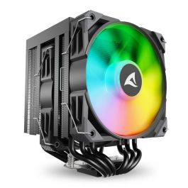 Sharkoon A60 RGB Refrigerador de Aire para CPU Doble Torre con 2 Ventiladores 120mm PWM, RGB, 6 Tubos Calor Cobre, 260W TDP Negro Sharkoon A60 RGB Refrigerador de Aire para CPU Doble Torre con 2 Ventiladores 120mm PWM, RGB, 6 Tubos Calor Cobre, 260W TDP Negro Precio: 66.50000038. SKU: B1BZHC2FZJ