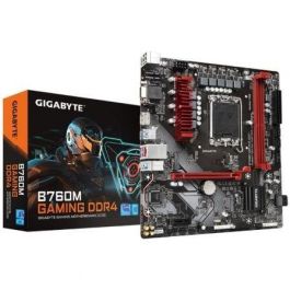 Placa Base Gigabyte B760M GAMING DDR4 Socket 1700/ Micro ATX Placa Base Gigabyte B760M GAMING DDR4 Socket 1700/ Micro ATX