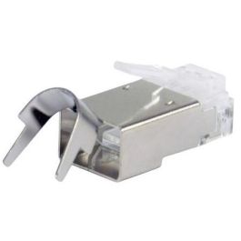 Equip 121148 Conector RJ45 blindado Cat.8.1 Macho Derecho Plata (Set 50 unidades)