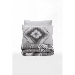 ASI8683742885849 Juego de Cama - 1 Funda Nórdica 220x240 cm + 2 Fundas de Almohada 60x60 cm - 100% Algodón - Antracita ASI8683742885849 Juego de Cama - 1 Funda Nórdica 220x240 cm + 2 Fundas de Almohada 60x60 cm - 100% Algodón - Antracita
