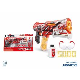 ZURU AUC1736490634697 X-SHOT Small Clutch Hyper Gel Blaster Automático y Semiautomático con 1500 Balines, Alcance 45 m/seg