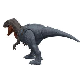 Jurassic World Jgb91 Dinosaurio Wild Roar Abelisaurus con Sonido y Ataque, Figura de Acción Rebirth para Niños +4 Años