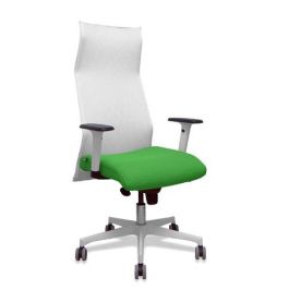 Sillon Piqueras Y Crespo Sahuco Direccion Uso Intensivo (8H) Brazos Blancos Regulables Mecanismo Sincro Respaldo Malla Blanca Transpirable Y Asiento Tapizado Bali Verde Precio: 509.88999974. SKU: B1GJCVE8R9