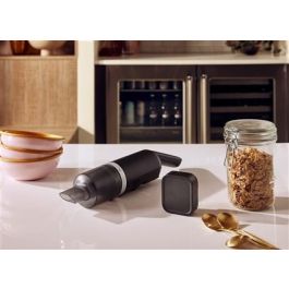 Aspirador de Mano Inalámbrico Kitchenaid 12V Negro Mate - Ligero y Ergonómico, 130ml, 2 Velocidades