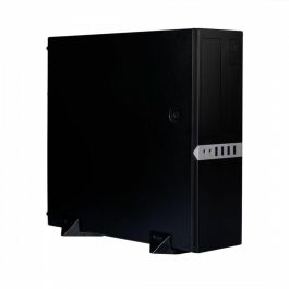 Coolbox Caja Ordenador Sobremesa MicroATX SLIM Negro - USB 3.0, USB 2.0, Audio HD, Ventilador 90mm