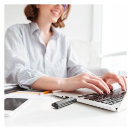 Memoria USB Adata AELI-UE800-1T-CSG 1 TB Negro Plateado