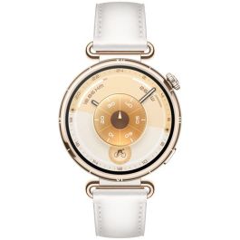 Huawei WATCH GT6 41mm Konsu-B19L Blanco Correa Cuero Compuesto Reloj Inteligente AMOLED Pantalla Táctil