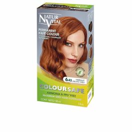 Natur Vital Tinte Permanente COLOURSAFE #6.43 Avellana Cabello 150ml - Coloración Natural Sin Amoníaco con Queratina Vegetal y Aloe Vera