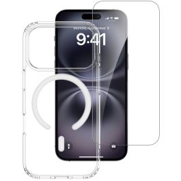 4smarts Set de Protección 360 Premium para Apple iPhone 17 Pro, Bumper y Protector de Pantalla Transparente