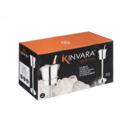 Set Cubitera Acero Inoxidable Kinvara 22 cm - Plata (4 Unidades) Set Cubitera Acero Inoxidable Kinvara 22 cm - Plata (4 Unidades)