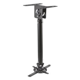 AISENS - SOPORTE UNIVERSAL PRO GIRATORIO, INCLINABLE Y EXTENSIBLE DE TECHO PARA PROYECTOR 20KG, NEGR