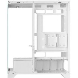 Mars Gaming MC-PRISMA MCPRISMAW - Caja Gaming Semitorre Blanca, ATX, 3 Paneles Cristal Templado, Iluminación ARGB