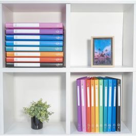 Carpeta de anillas Exacompta Negro A4 (20 Unidades) (4 Unidades)