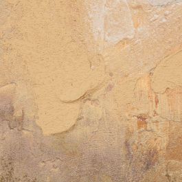 DKD Home Decor Cuadro Decorativo Moderno Abstracto Marrón para Pared de Lienzo y Madera de Pino 180x130x5 cm