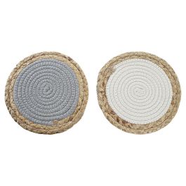 Salvamantel DKD Home Decor Individual Algodón Fibra (20 x 20 x 1 cm) (2 Unidades) Precio: 6.69000046. SKU: B1EJG3F4WH