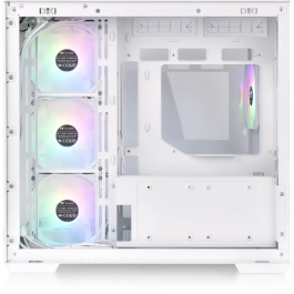 Thermaltake View 380 TG ARGB Snow - Caja de PC Semitorre ATX con Cristal Templado, Blanco - THE4711475645301