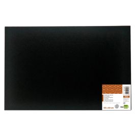 Liderpapel Tablero de Anuncios Fieltro Negro 40x60 cm