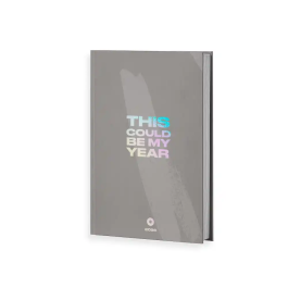 Antartik My Year 2026 Agenda Día Página A5+ Encuadernada Gris Papel 80g FSC