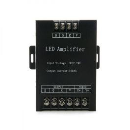 Amplificador de Señal Tira LED RGB 12-24VDC 360/720W - Extensor de Metros Lineales para Efectos Homogéneos