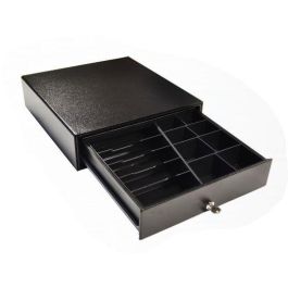 apg Cash Drawer ECD330B Cajón Portamonedas con 8 Compartimentos para Monedas y 5 para Billetes