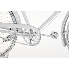 DKD Home Decor Consola Shabby Blanco Marron Hierro Mango 195 x 40 x 91 cm