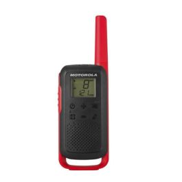 Motorola T62 Walkie Talkie Rojo, Pack de 2, Alcance 8 km, 18h Autonomía, LCD, PMR446, 59T62REDPACK