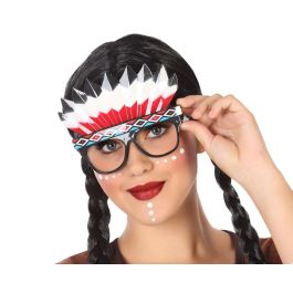 Nativa Americana Gafas con Plumas para Disfraz Tribal, Multicolor - Accesorio Lejano Oeste Adulto Precio: 1.49999949. SKU: B17X7AK2J2