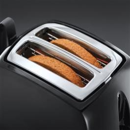 Russell Hobbs 22601-56 Tostador Textures Plus, Negro Mate/Alto Brillo, Ranuras Extra Largas, Función Pan Congelado, Ajuste de Tueste Russell Hobbs 22601-56 Tostador Textures Plus, Negro Mate/Alto Brillo, Ranuras Extra Largas, Función Pan Congelado, Ajuste de Tueste