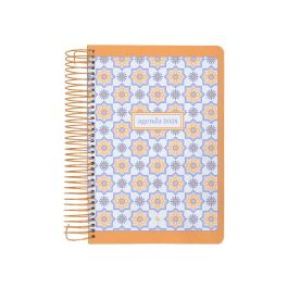 Agenda Espiral Liderpapel Perissa A4 2025 Dia Pagina Color Naranja Papel 80 gr