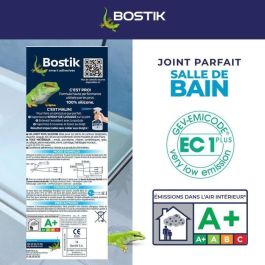 Bostik BOS3549212486419 Sellador de Silicona Perfect Joint Antimoho Transparente para Baño y Cocina 280 ml