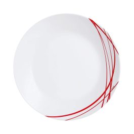 Arcopal Plato Llano Domitille Rojo 25 cm de Vidrio Opal Templado - Juego de 12 Unidades, Apto Microondas/Lavavajillas, Fabricado en Francia Precio: 27.50000033. SKU: S2707689