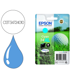 Epson Cartucho Tinta Cian Durabrite Ultra Ink 34XL 10.8 mL Precio: 27.50000033. SKU: S8405462