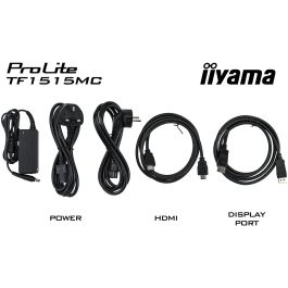 Iiyama ProLite TF1515MC-B2 Monitor Pantalla Táctil 15" LED Negro Multi-touch 1024 x 768