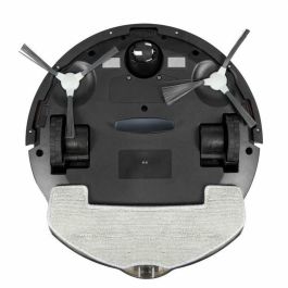 Livoo DOH145 WASH'UP Robot Aspirador Conectado 1000 Pa 70 min con 2 Depósitos Negro