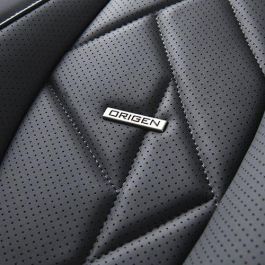 Origen R7 ORG80126 Funda de Respaldo Universal Negra para Asientos de Coche, Símil Piel, Compatible con Airbag Lateral