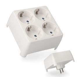 Multiconector t/tl cuadruple salida economico (retractilado) 16a 2.400 W edm 4,8mm Precio: 2.50000036. SKU: S7904093