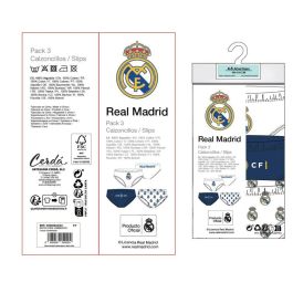 Cerdá T04/05 Pack Calzoncillos Single Jersey 3 Piezas Real Madrid Niños 4-5 años