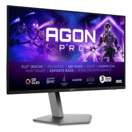 AOC AG326UD Monitor Gaming 31.5" (80.01cm) 4K Ultra HD QD-OLED 0.03ms Tasa de Refresco 165Hz Negro Precio: 836.49999994. SKU: B16FYYM3M4