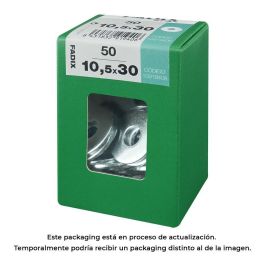 Fadix 10919406 Arandela Plana Ancha Cincada Acero 10,5x30mm Caja 50 Unidades Din 9021