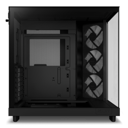 NZXT H6 Air Flow Midi Tower Negro - CC-H61FB-R1 - Ventiladores 3x120mm, Compatibilidad ATX/microATX/Mini-ITX, Vidrio Templado NZXT H6 Air Flow Midi Tower Negro - CC-H61FB-R1 - Ventiladores 3x120mm, Compatibilidad ATX/microATX/Mini-ITX, Vidrio Templado