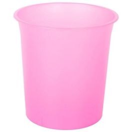 Papelera Plastico Cerrada 16 Litros Traslucido Fucsia Precio: 3.50000002. SKU: B1HQJVTBFV
